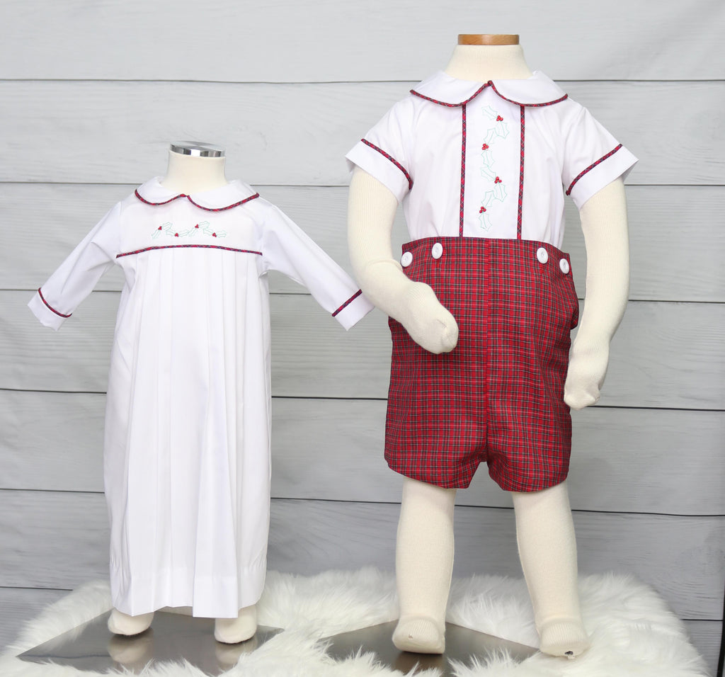 Baby Christmas Gown, My First Christmas Outfit Boy, Zuli Kids  293217