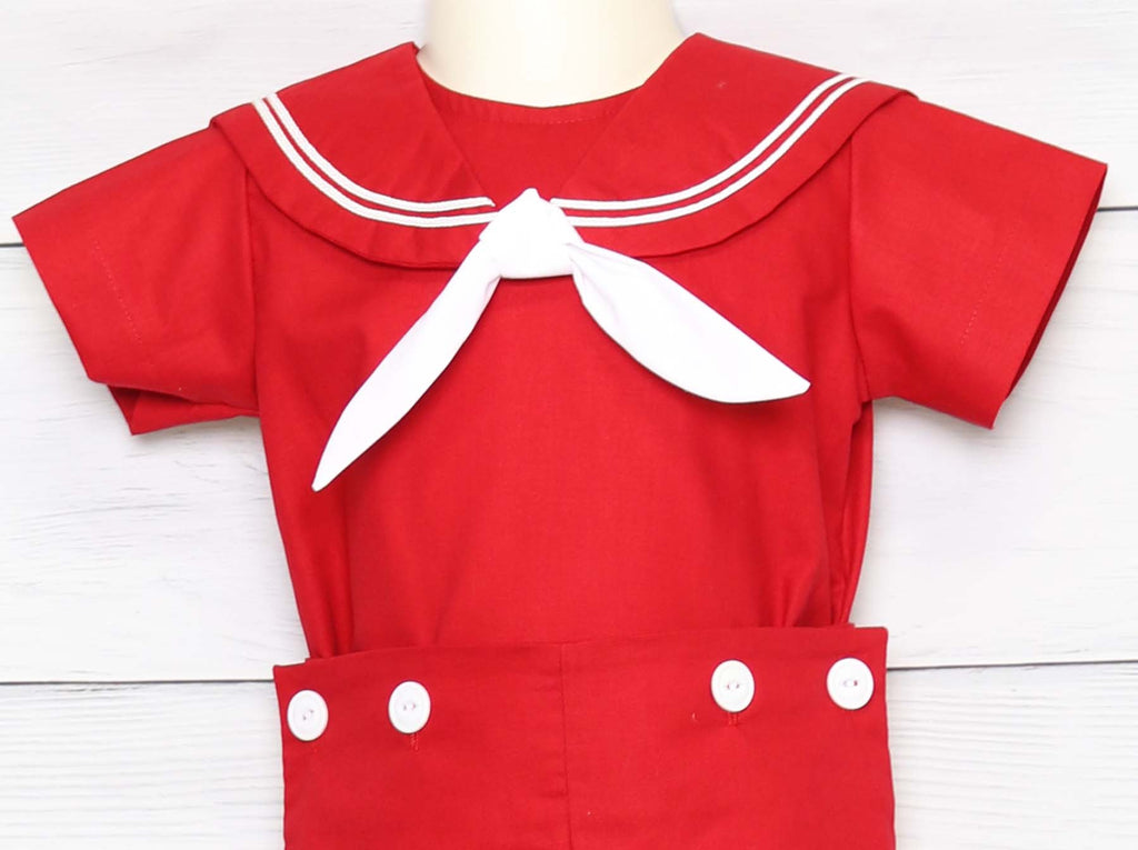 Baby Boy Sailor Outfit, Nautical Baby Clothes, Zuli Kids 292159