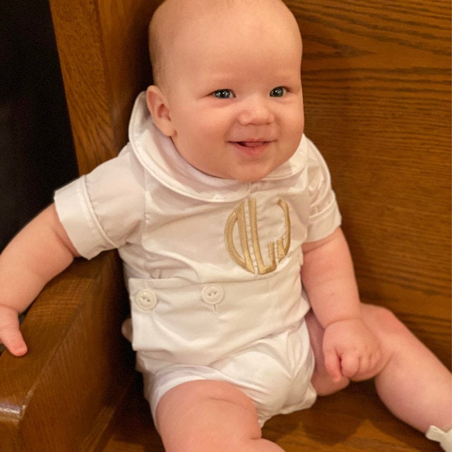Baby Boy Baptism Outfit