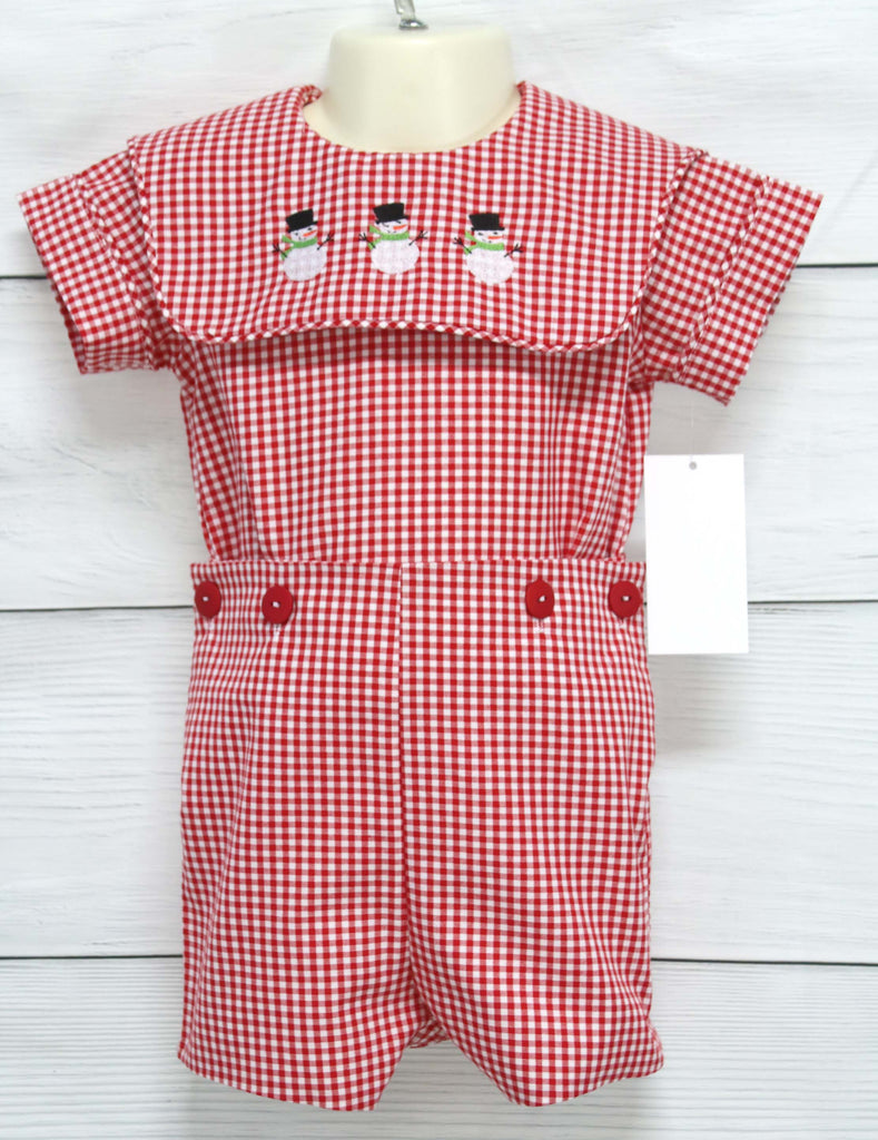 Baby Boy Snowman Outfit