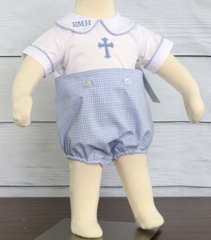Personalized Baby Boy Baptism Outfit