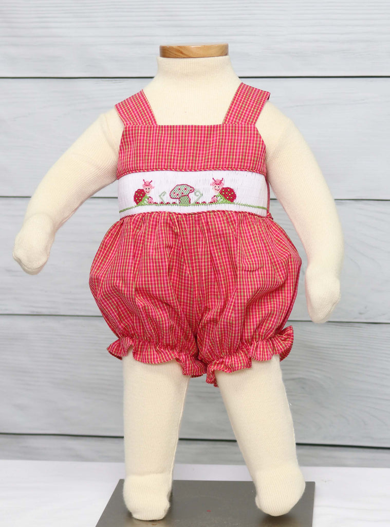 Ladybug Baby Clothes, Baby Girl Sunsuit, Zuli Kids 412435-AA073