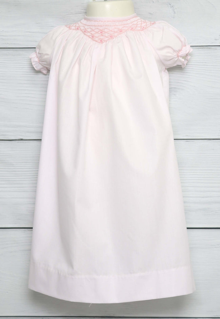 Baptism Dress for Baby Girl, Smocked Dresses, Christening Gown Girl,  Zuli Kids  DD108