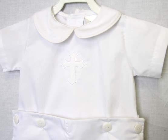 White baptism outfit boy