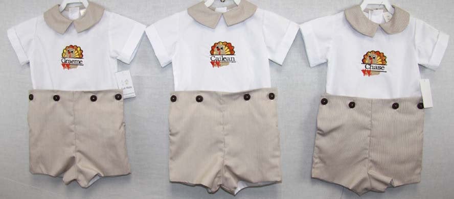 Baby Boy Thanksgiving Outfit