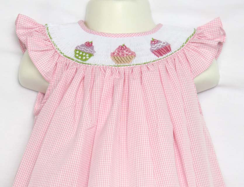 Baby Girl First Birthday Outfit, Birthday Cupcake Dress, Zuli Kids  412387 -CC030