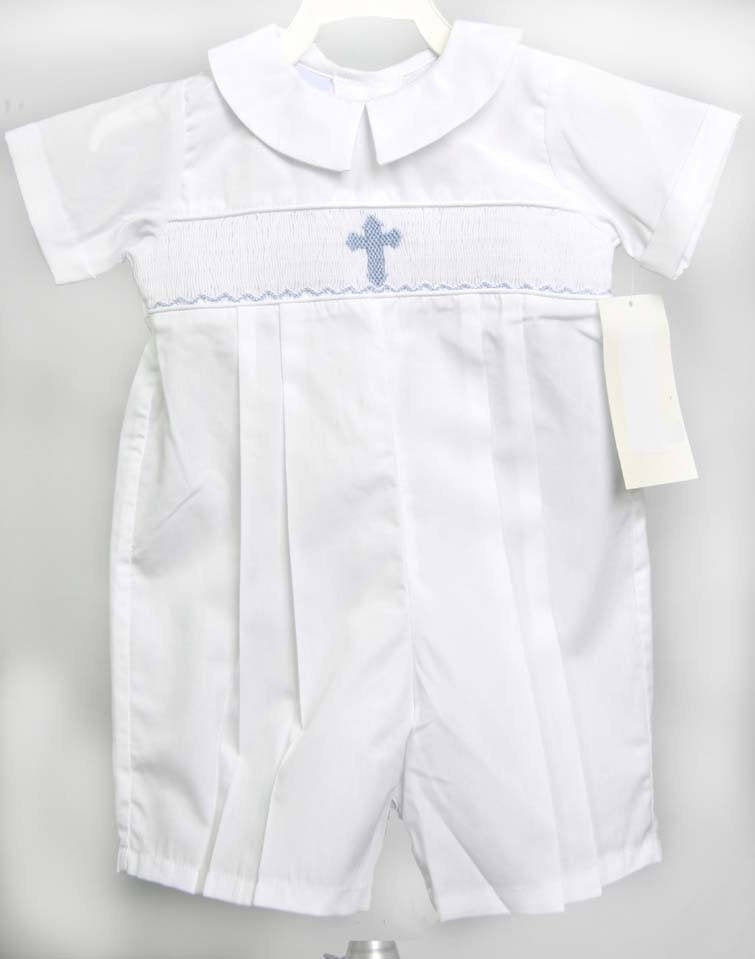 Smocked Baptism Outfit