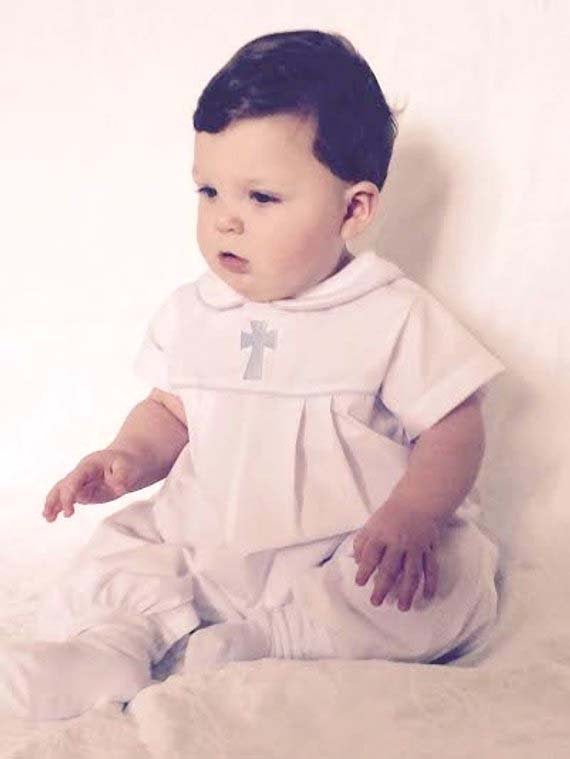 Baby boy baptism outfits