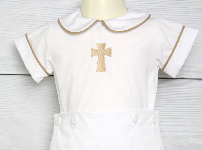 boys baptism outfit