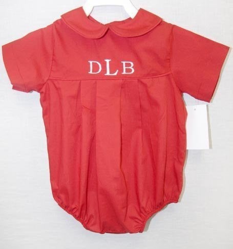 Monogrammed Baby Clothes