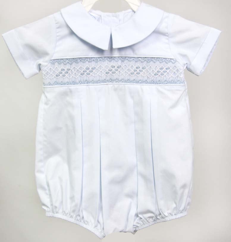 Smocked Baby Clothes, Baby Boy Easter Outfit, Baby Boy Shower Gift 412823 -DD210
