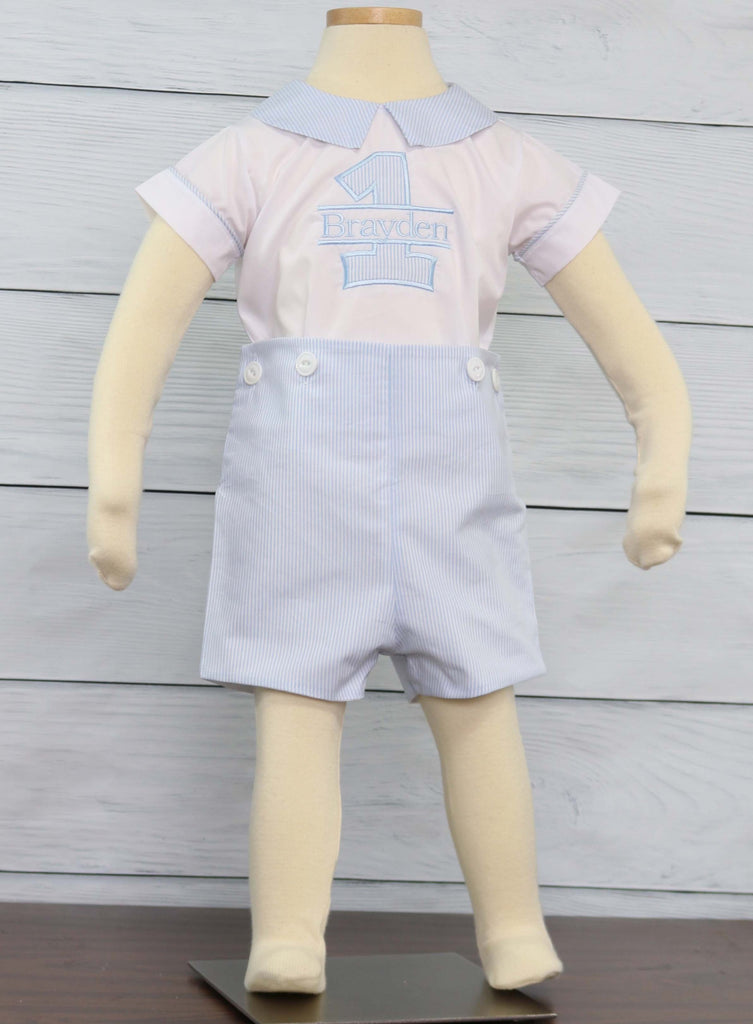 Baby Boy Cake Smash Outfit