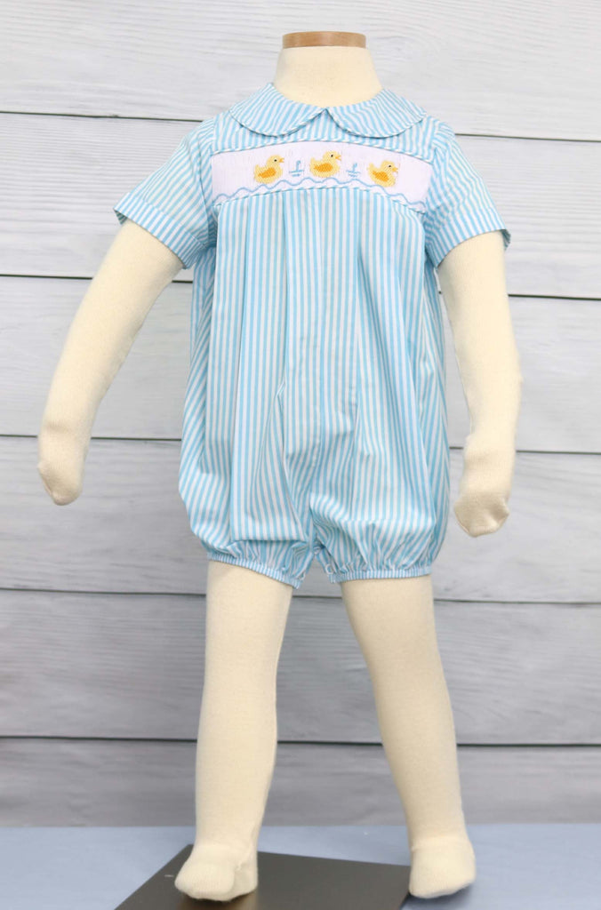 Baby boy smocked Easter outfit