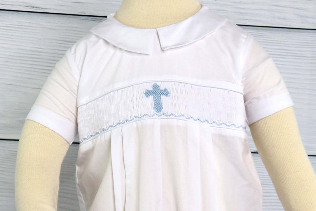Smocked Christening Outfit