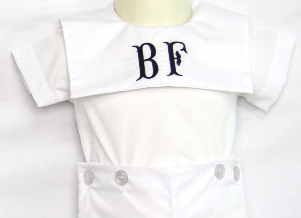 baby boy baptism outfit