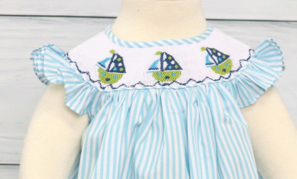 Smocked baby girl clothes