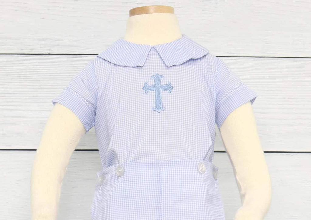 Toddler boy baptism outfit