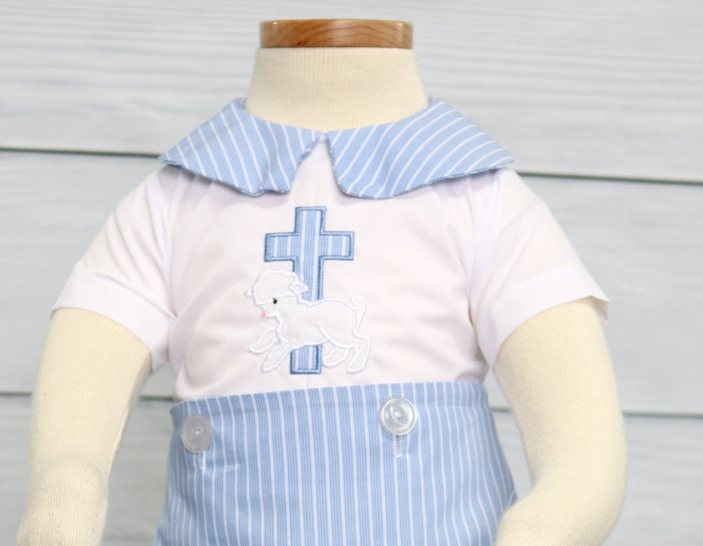 Infant boy baptism outfit