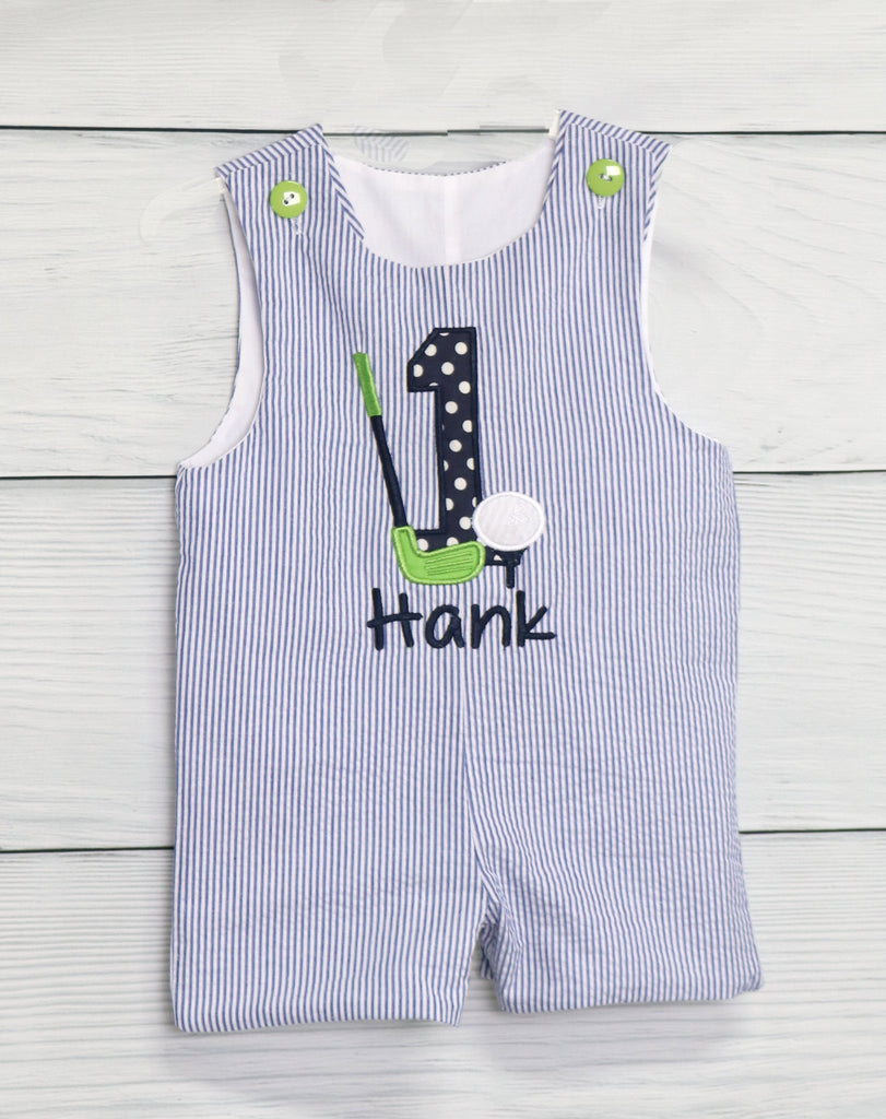 Monogrammed baby boy clothes