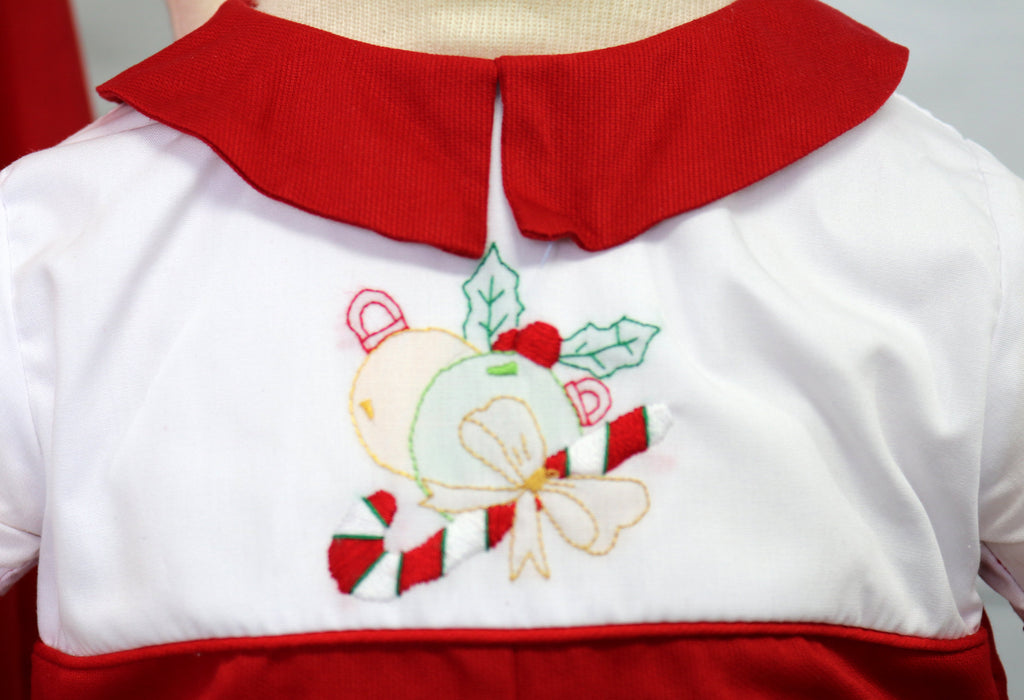 1st Christmas Outfit for newborn infant and toddler boys.