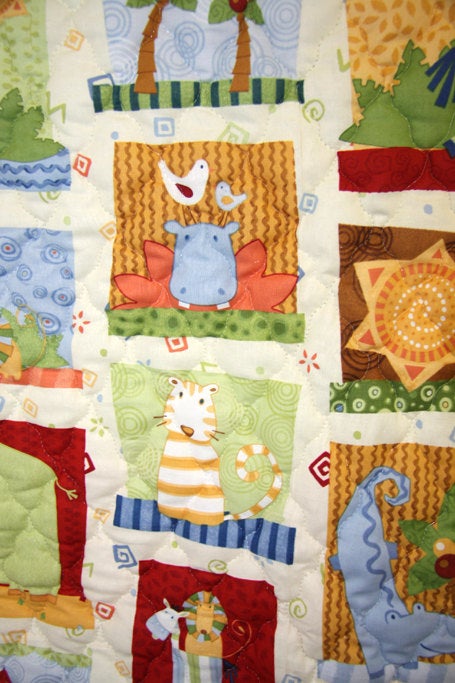 Baby Quilt, Baby Boy Quilt, Handmade Quilt, Zuli Kids 292090 CC075
